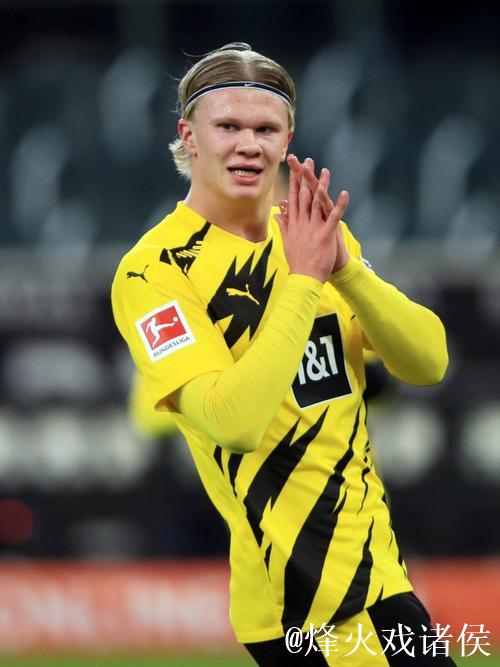 德甲-哈兰德进球创纪录 桑乔送助攻 多特2-0客场告捷